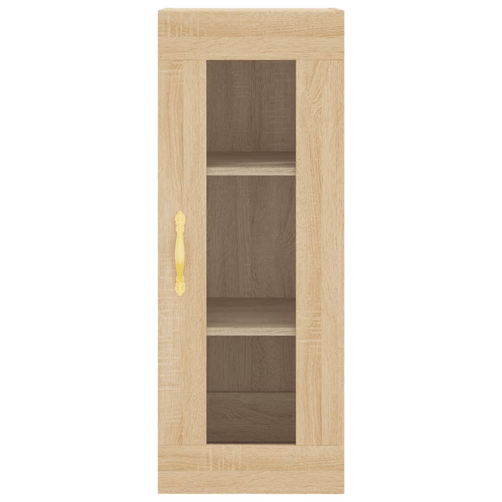 Image Buffet haut Chêne sonoma 34,5x34x180 cm Bois d'ingénierie | Xios Store SNC vidaXL Xios Store SNC