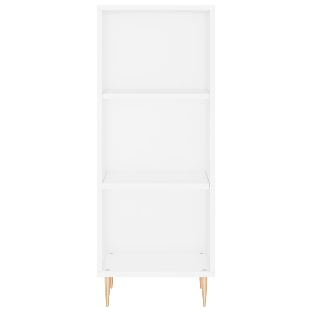 Image Buffet haut Blanc 34,5x34x180 cm Bois d'ingénierie | Xios Store SNC vidaXL Xios Store SNC