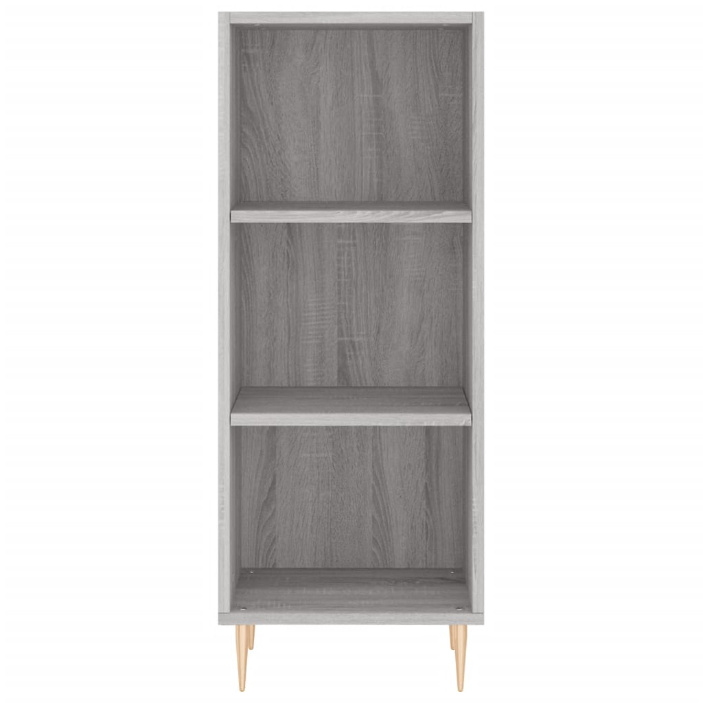 Image Buffet haut Sonoma gris 34,5x34x180 cm Bois d'ingénierie | Xios Store SNC vidaXL Xios Store SNC