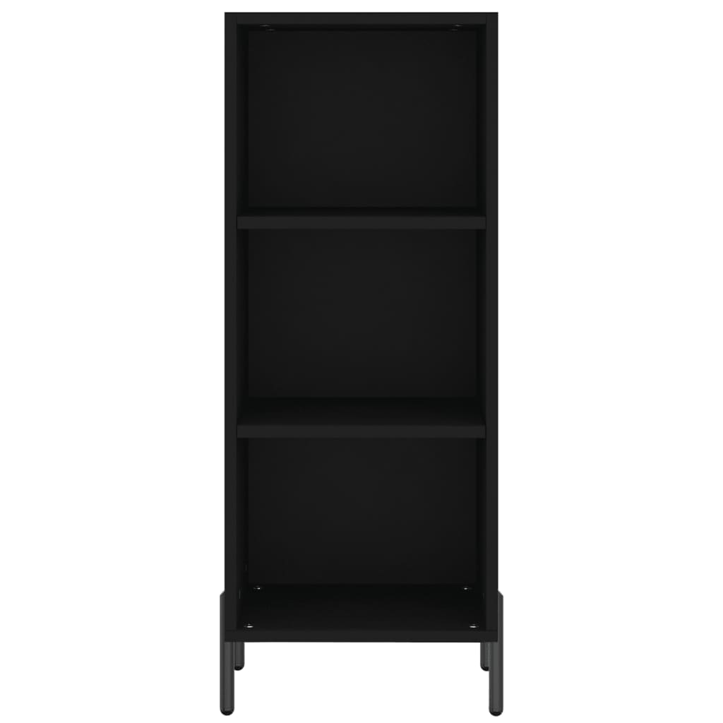 Image Buffet haut Noir 34,5x34x180 cm Bois d'ingénierie | Xios Store SNC vidaXL Xios Store SNC