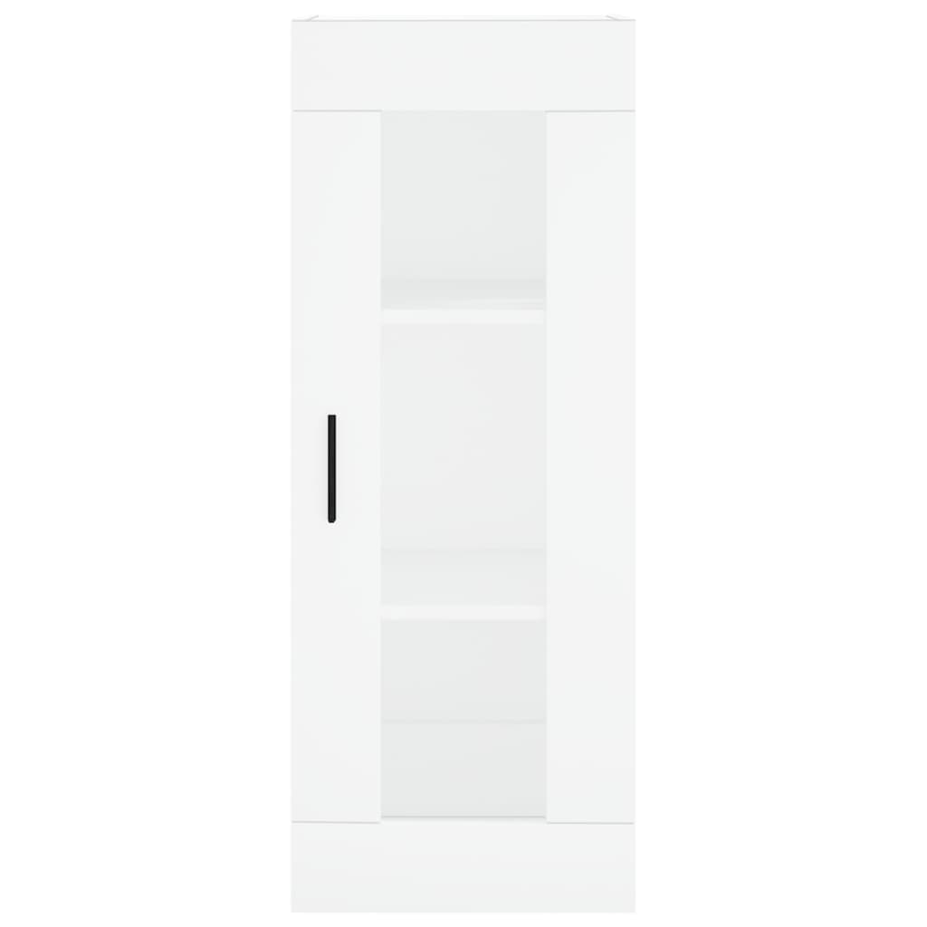 Image Buffet haut Blanc 34,5x34x180 cm Bois d'ingénierie | Xios Store SNC vidaXL Xios Store SNC