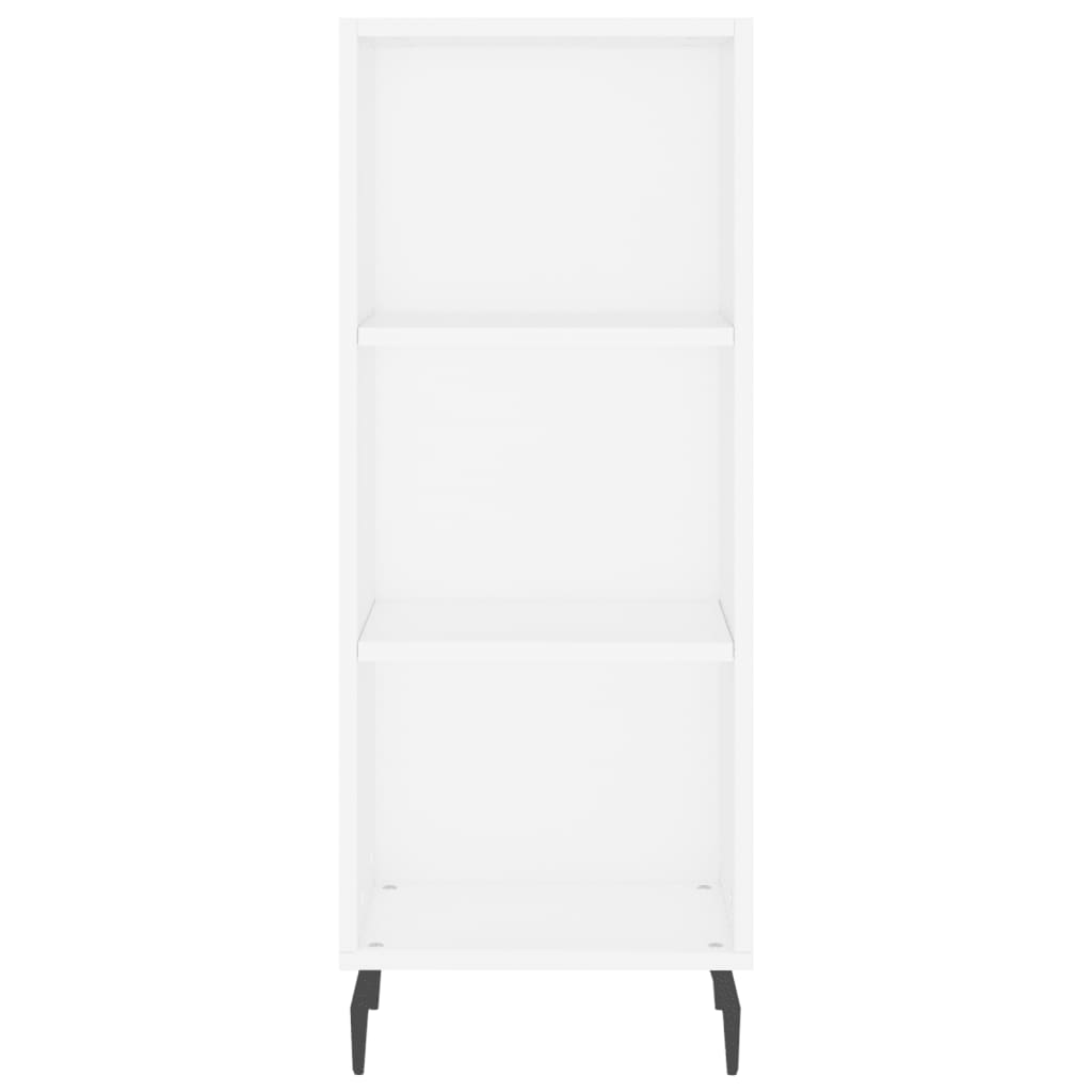 Image Buffet haut Blanc 34,5x34x180 cm Bois d'ingénierie | Xios Store SNC vidaXL Xios Store SNC