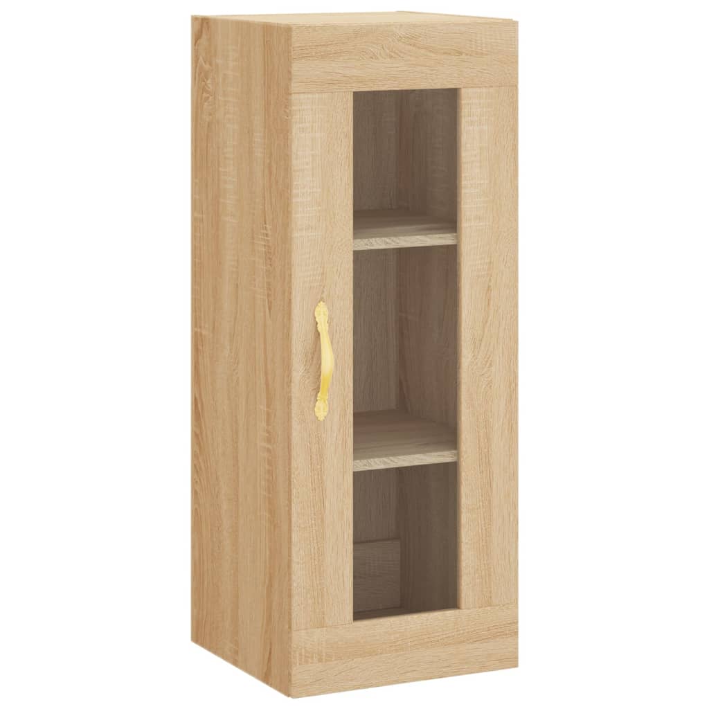 Image Buffet haut Chêne sonoma 34,5x34x180 cm Bois d'ingénierie | Xios Store SNC vidaXL Xios Store SNC