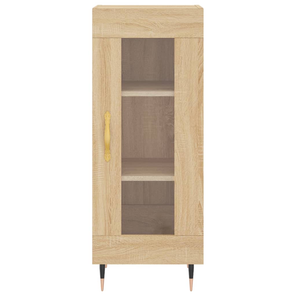 Image Buffet haut Chêne sonoma 34,5x34x180 cm Bois d'ingénierie | Xios Store SNC vidaXL Xios Store SNC