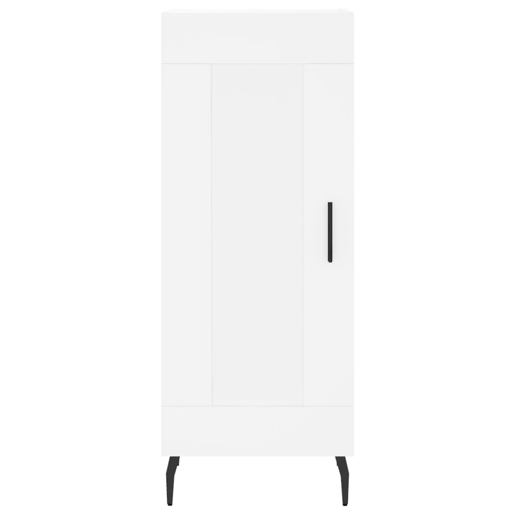 Image Buffet haut Blanc 34,5x34x180 cm Bois d'ingénierie | Xios Store SNC vidaXL Xios Store SNC