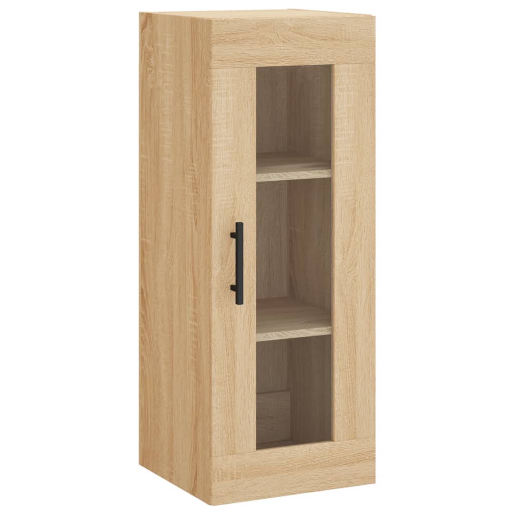 Image Buffet haut Chêne sonoma 34,5x34x180 cm Bois d'ingénierie | Xios Store SNC vidaXL Xios Store SNC