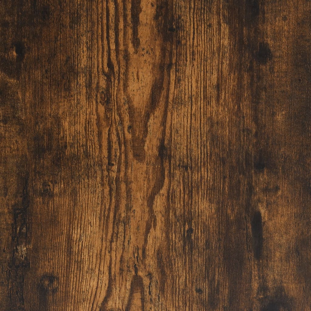 Image Buffet haut Chêne fumé 34,5x34x180 cm Bois d'ingénierie | Xios Store SNC vidaXL Xios Store SNC