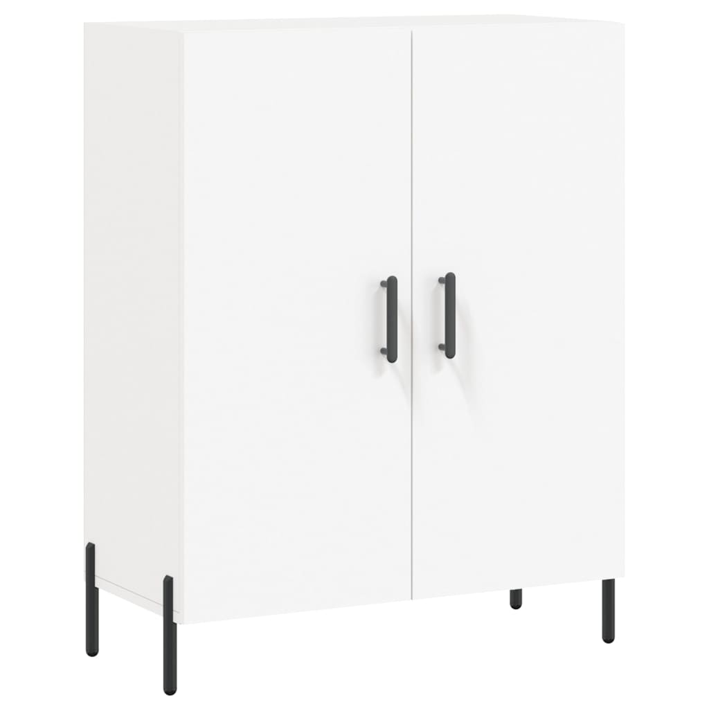 Image Buffet haut Blanc 69,5x34x180 cm Bois d'ingénierie | Xios Store SNC vidaXL Xios Store SNC