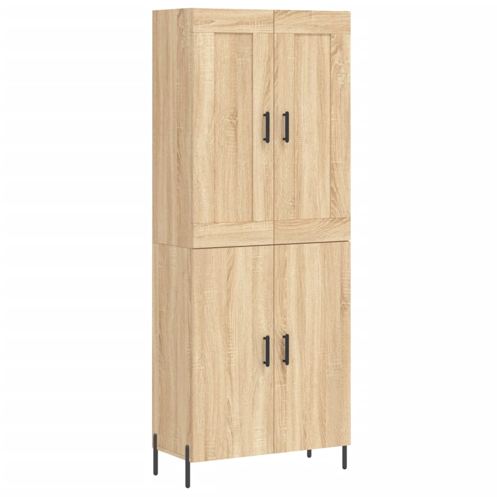 Image Buffet haut Chêne sonoma 69,5x34x180 cm Bois d'ingénierie | Xios Store SNC vidaXL Xios Store SNC