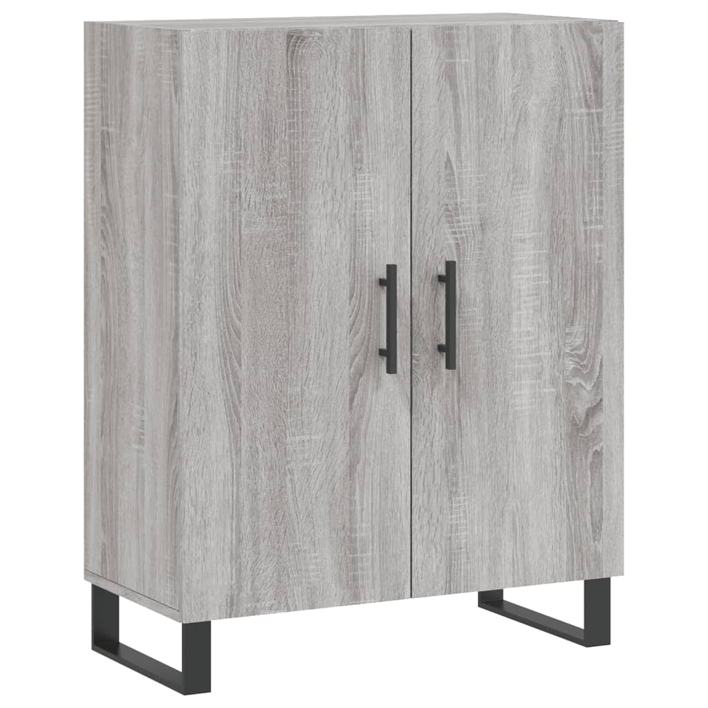 Image Buffet haut Sonoma gris 69,5x34x180 cm Bois d'ingénierie | Xios Store SNC vidaXL Xios Store SNC