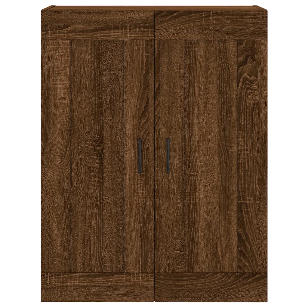 Image Buffet haut Chêne marron 69,5x34x180 cm Bois d'ingénierie | Xios Store SNC vidaXL Xios Store SNC