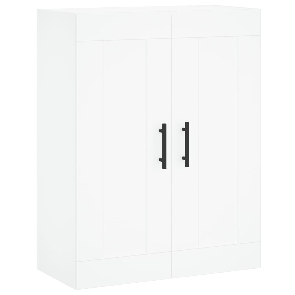 Image Buffet haut Blanc 69,5x34x180 cm Bois d'ingénierie | Xios Store SNC vidaXL Xios Store SNC