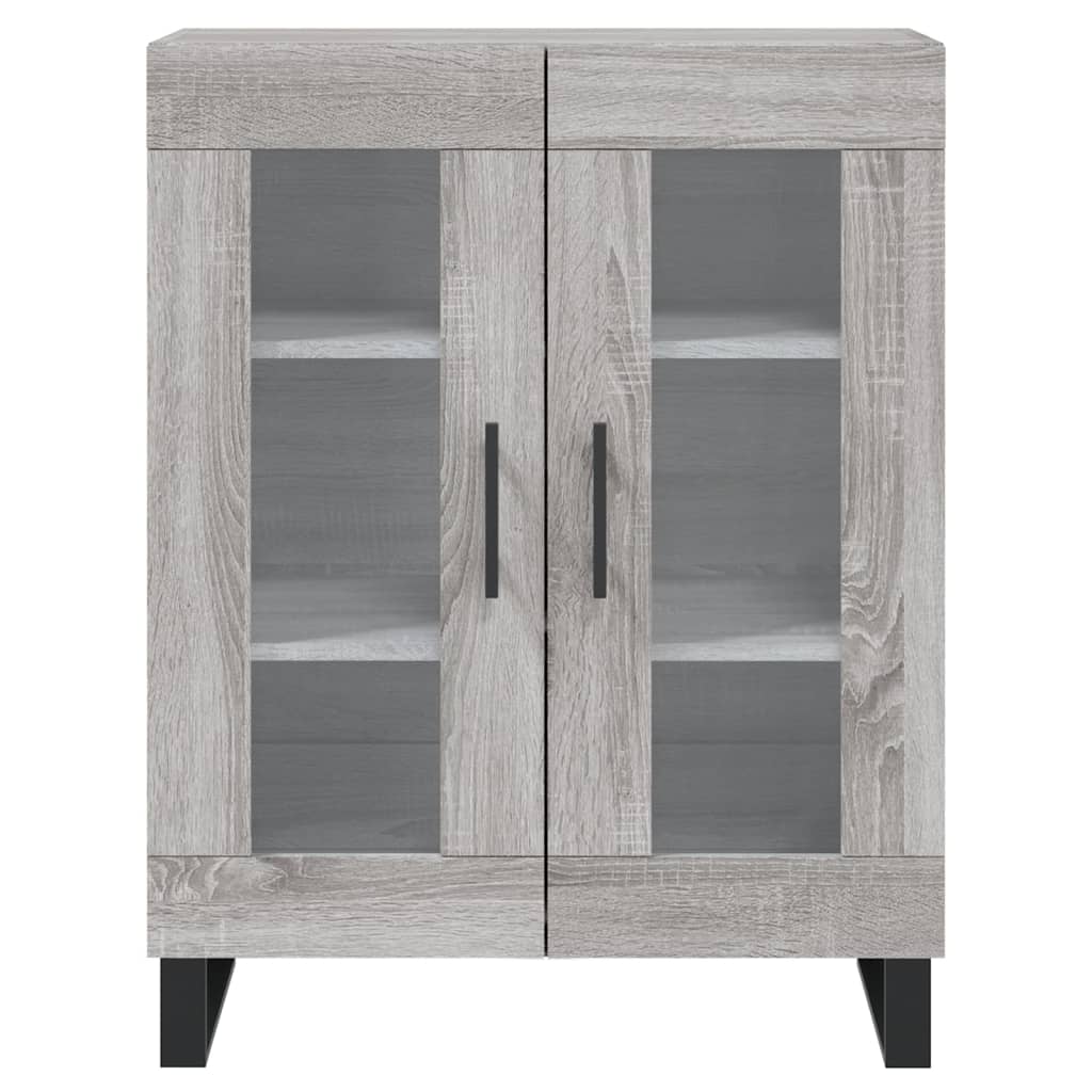 Image Buffet haut Sonoma gris 69,5x34x180 cm Bois d'ingénierie | Xios Store SNC vidaXL Xios Store SNC