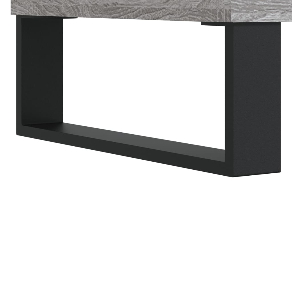 Image Buffet haut Sonoma gris 69,5x34x180 cm Bois d'ingénierie | Xios Store SNC vidaXL Xios Store SNC