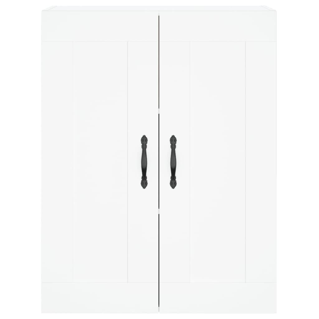 Image Buffet haut Blanc 69,5x34x180 cm Bois d'ingénierie | Xios Store SNC vidaXL Xios Store SNC