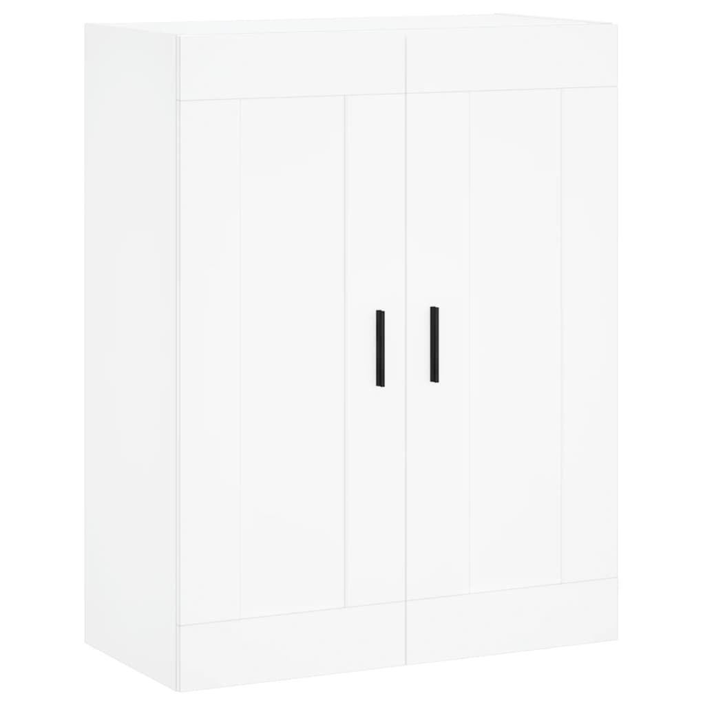 Image Buffet haut Blanc 69,5x34x180 cm Bois d'ingénierie | Xios Store SNC vidaXL Xios Store SNC