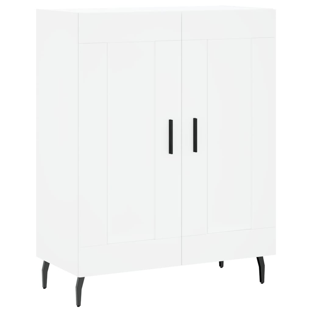 Image Buffet haut Blanc 69,5x34x180 cm Bois d'ingénierie | Xios Store SNC vidaXL Xios Store SNC