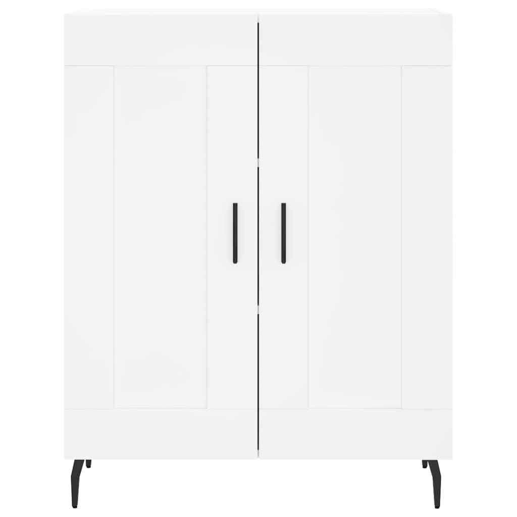 Image Buffet haut Blanc 69,5x34x180 cm Bois d'ingénierie | Xios Store SNC vidaXL Xios Store SNC