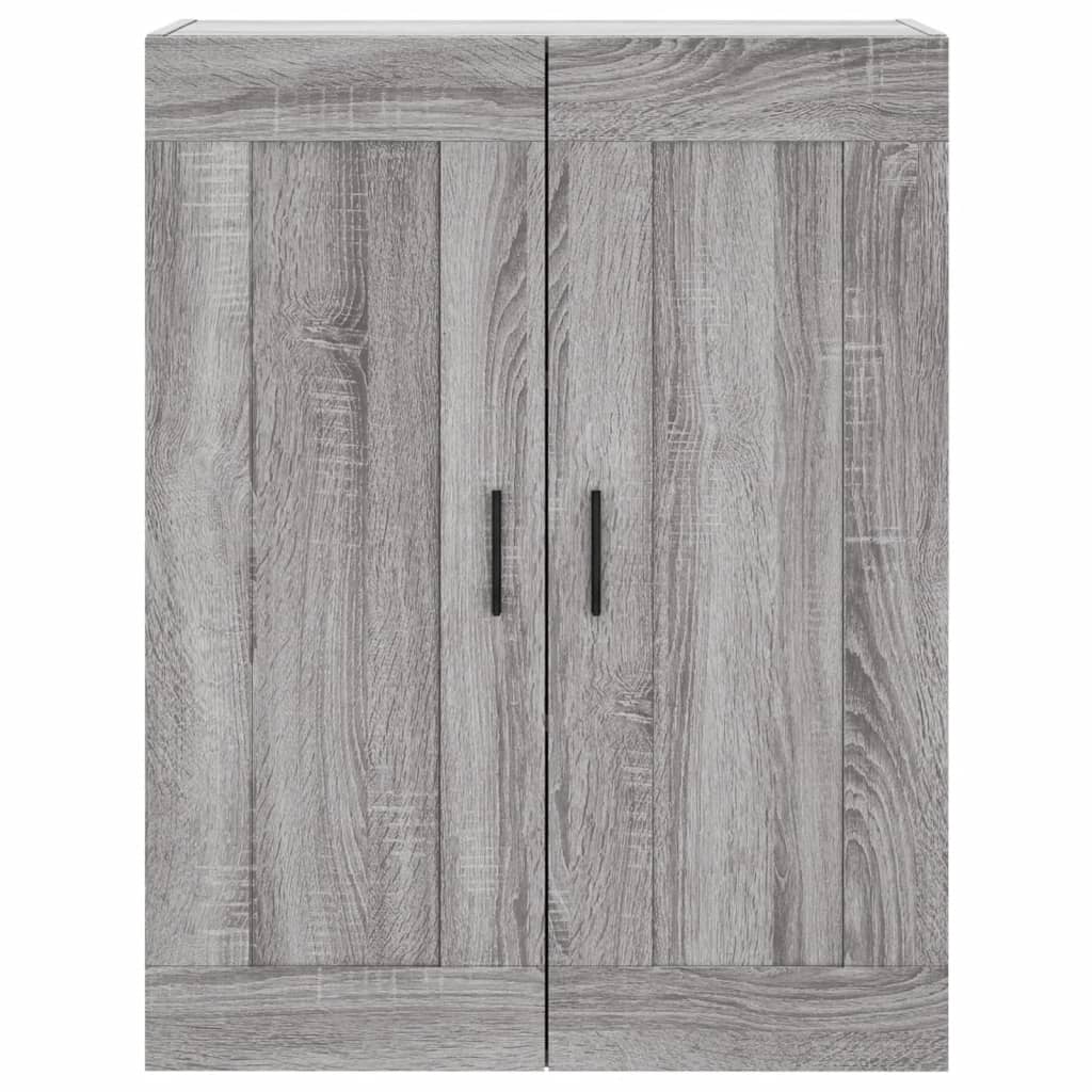 Image Buffet haut Sonoma gris 69,5x34x180 cm Bois d'ingénierie | Xios Store SNC vidaXL Xios Store SNC