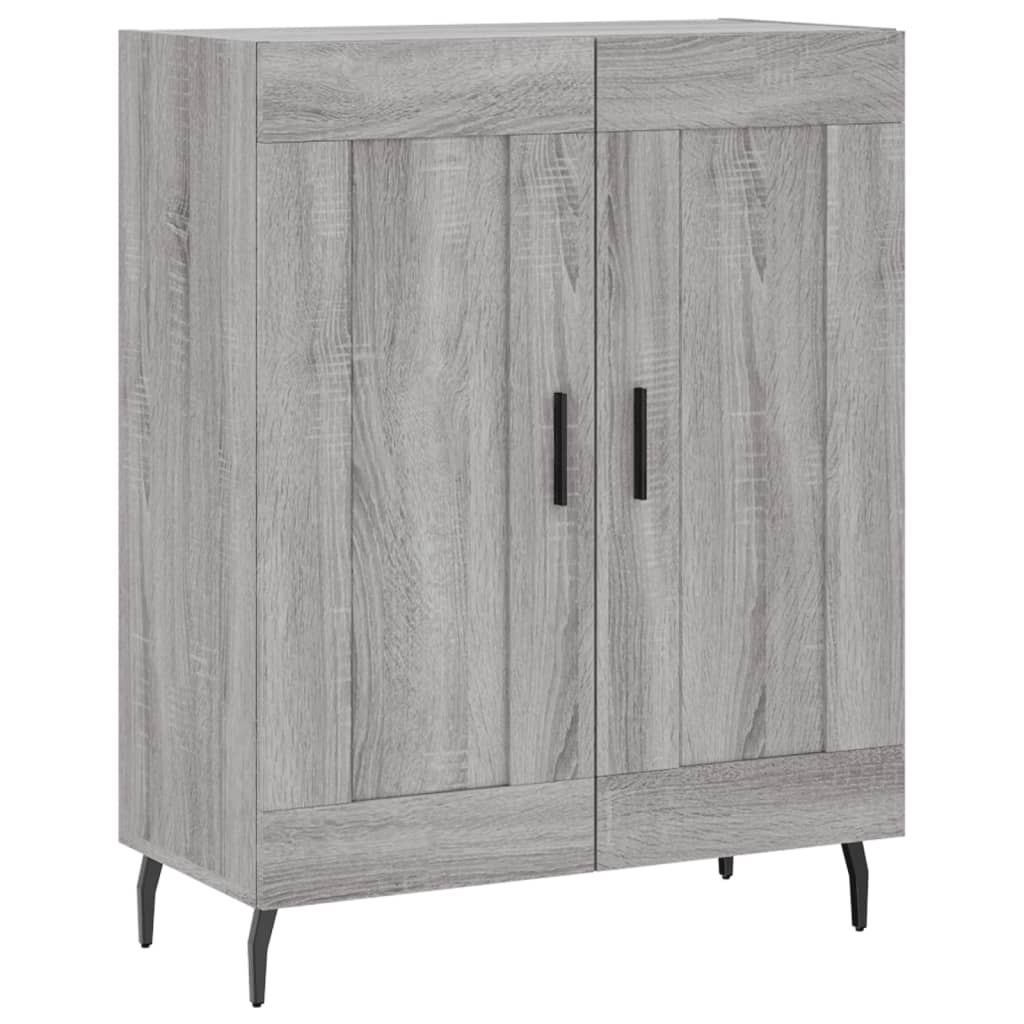 Image Buffet haut Sonoma gris 69,5x34x180 cm Bois d'ingénierie | Xios Store SNC vidaXL Xios Store SNC