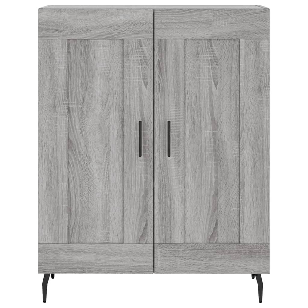 Image Buffet haut Sonoma gris 69,5x34x180 cm Bois d'ingénierie | Xios Store SNC vidaXL Xios Store SNC