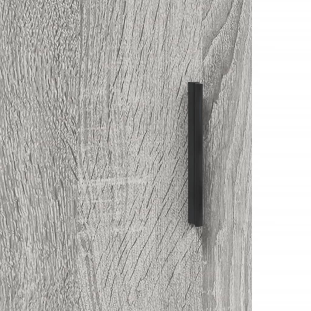 Image Buffet haut Sonoma gris 69,5x34x180 cm Bois d'ingénierie | Xios Store SNC vidaXL Xios Store SNC