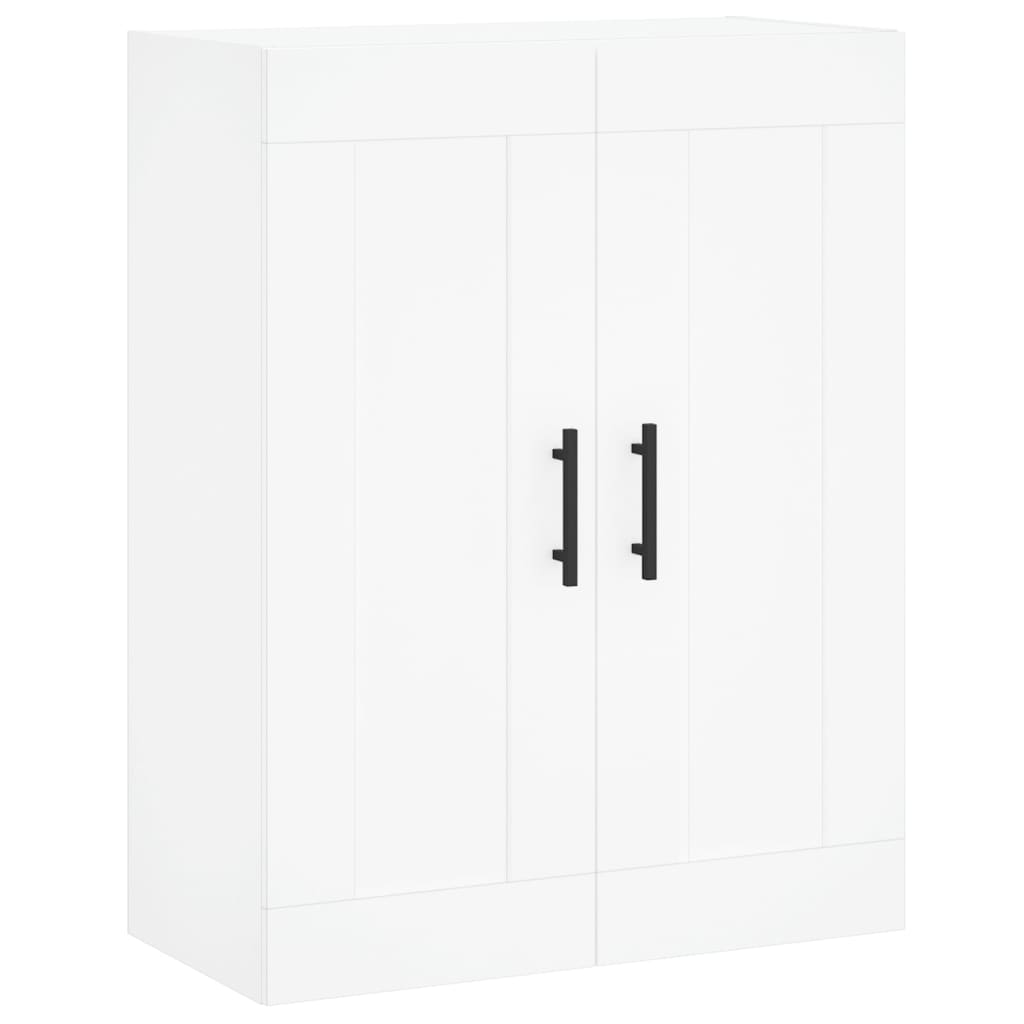 Image Buffet haut Blanc 69,5x34x180 cm Bois d'ingénierie | Xios Store SNC vidaXL Xios Store SNC