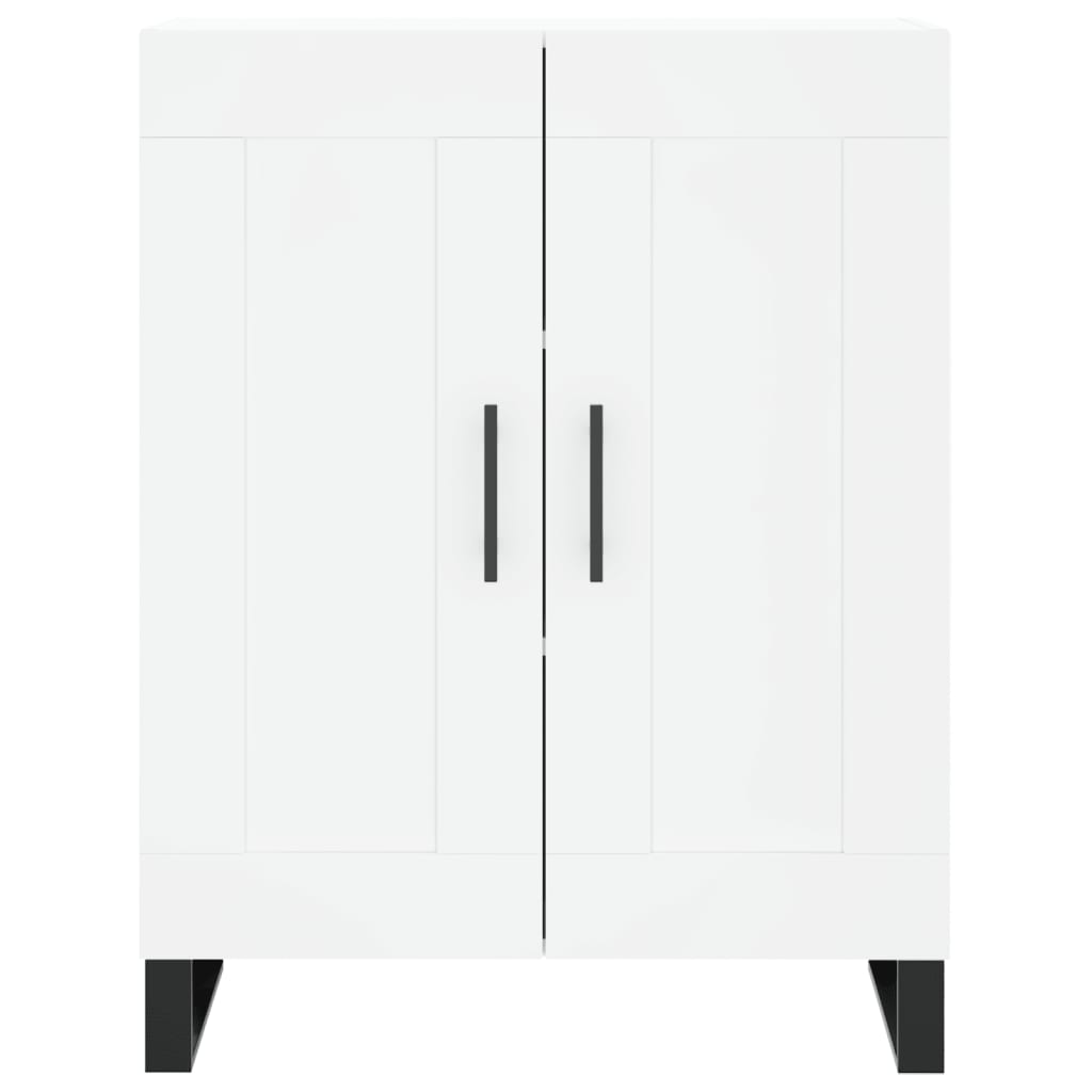 Image Buffet haut Blanc 69,5x34x180 cm Bois d'ingénierie | Xios Store SNC vidaXL Xios Store SNC