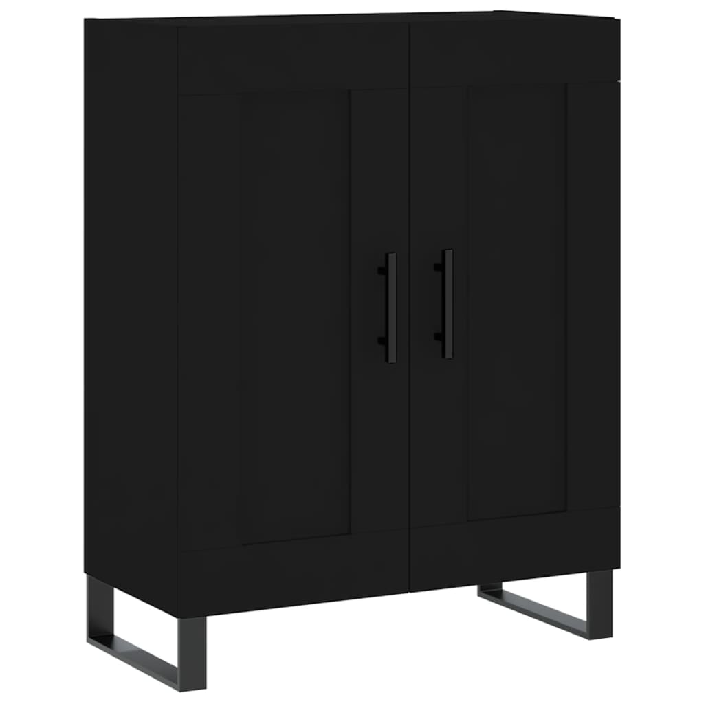 Image Buffet haut Noir 69,5x34x180 cm Bois d'ingénierie | Xios Store SNC vidaXL Xios Store SNC