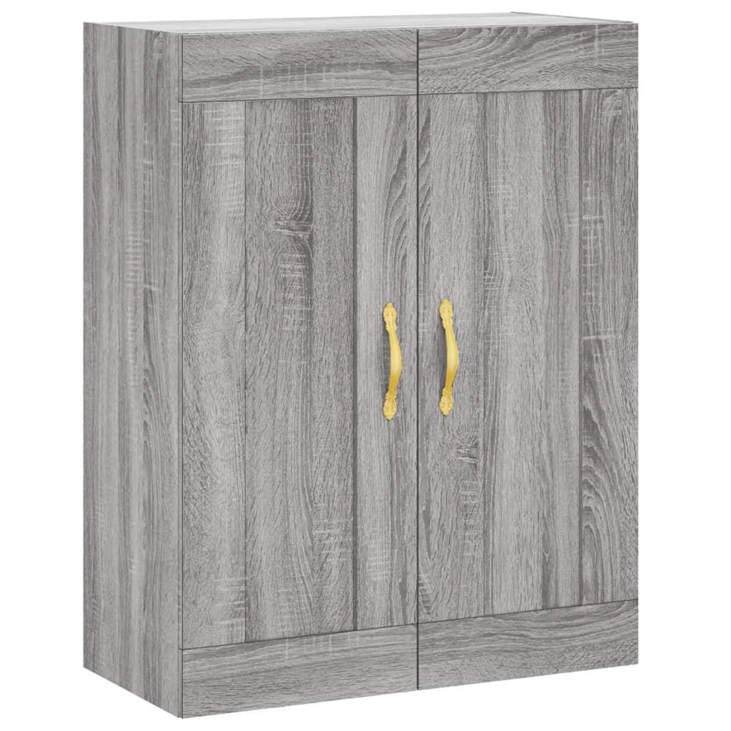 Image Buffet haut Sonoma gris 69,5x34x180 cm Bois d'ingénierie | Xios Store SNC vidaXL Xios Store SNC