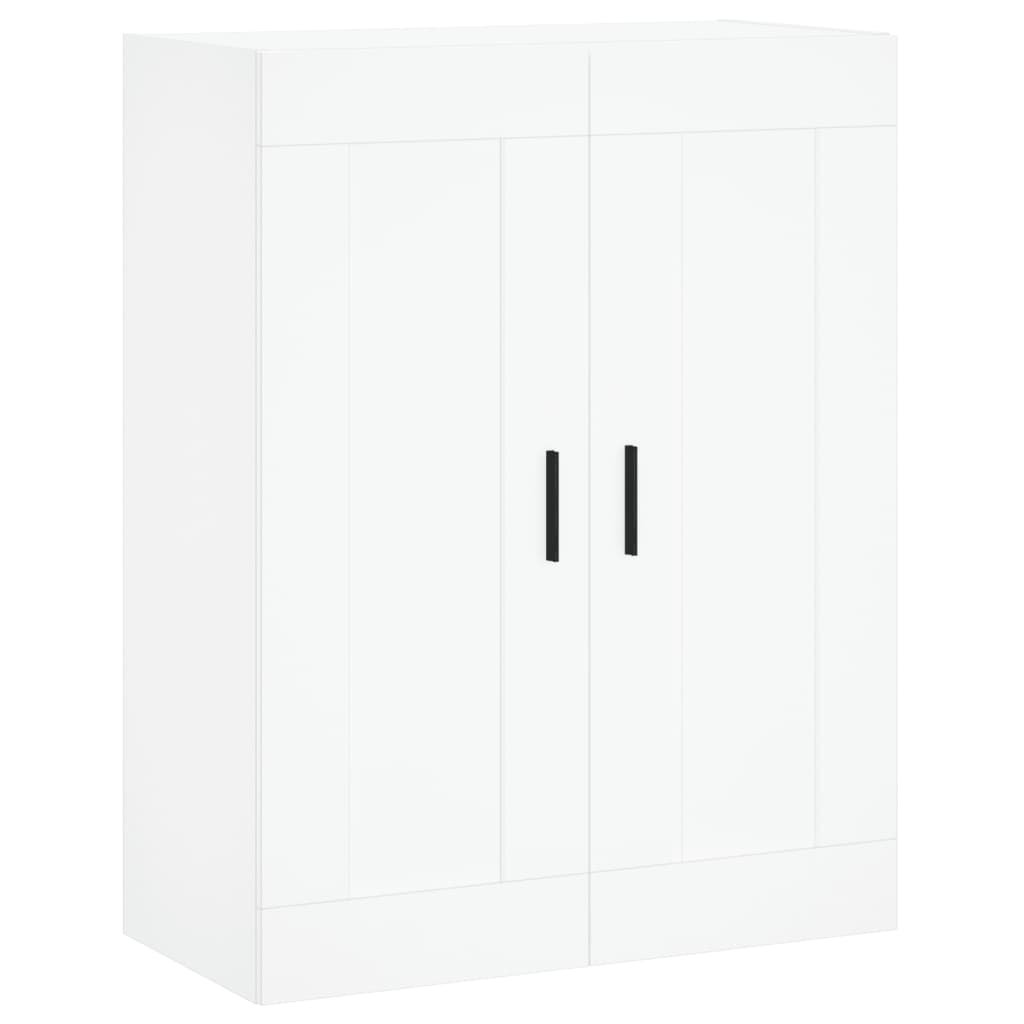 Image Buffet haut Blanc 69,5x34x180 cm Bois d'ingénierie | Xios Store SNC vidaXL Xios Store SNC