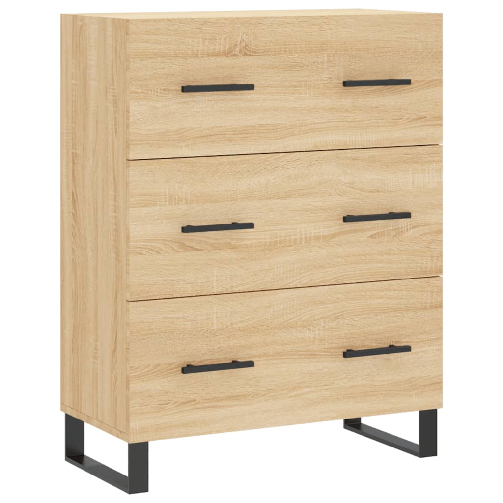 Image Buffet haut Chêne sonoma 69,5x34x180 cm Bois d'ingénierie | Xios Store SNC vidaXL Xios Store SNC