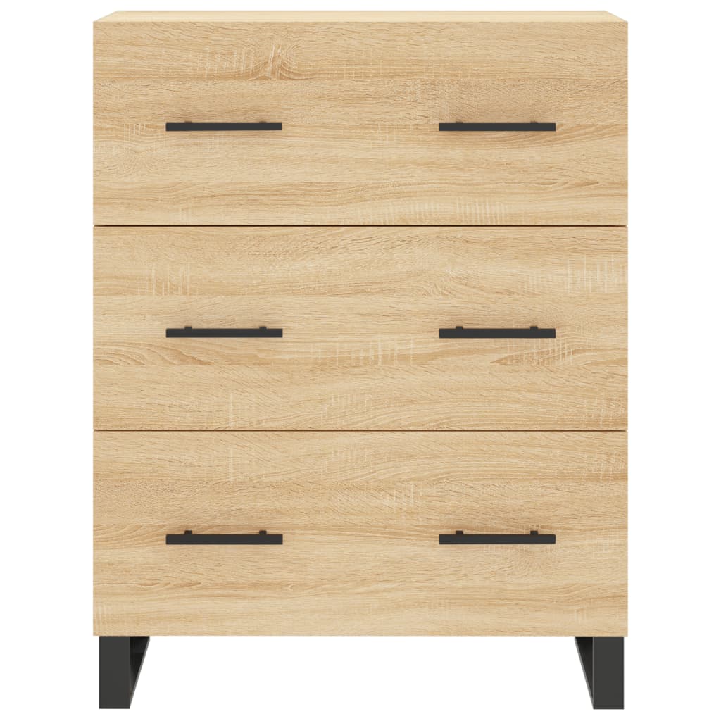 Image Buffet haut Chêne sonoma 69,5x34x180 cm Bois d'ingénierie | Xios Store SNC vidaXL Xios Store SNC