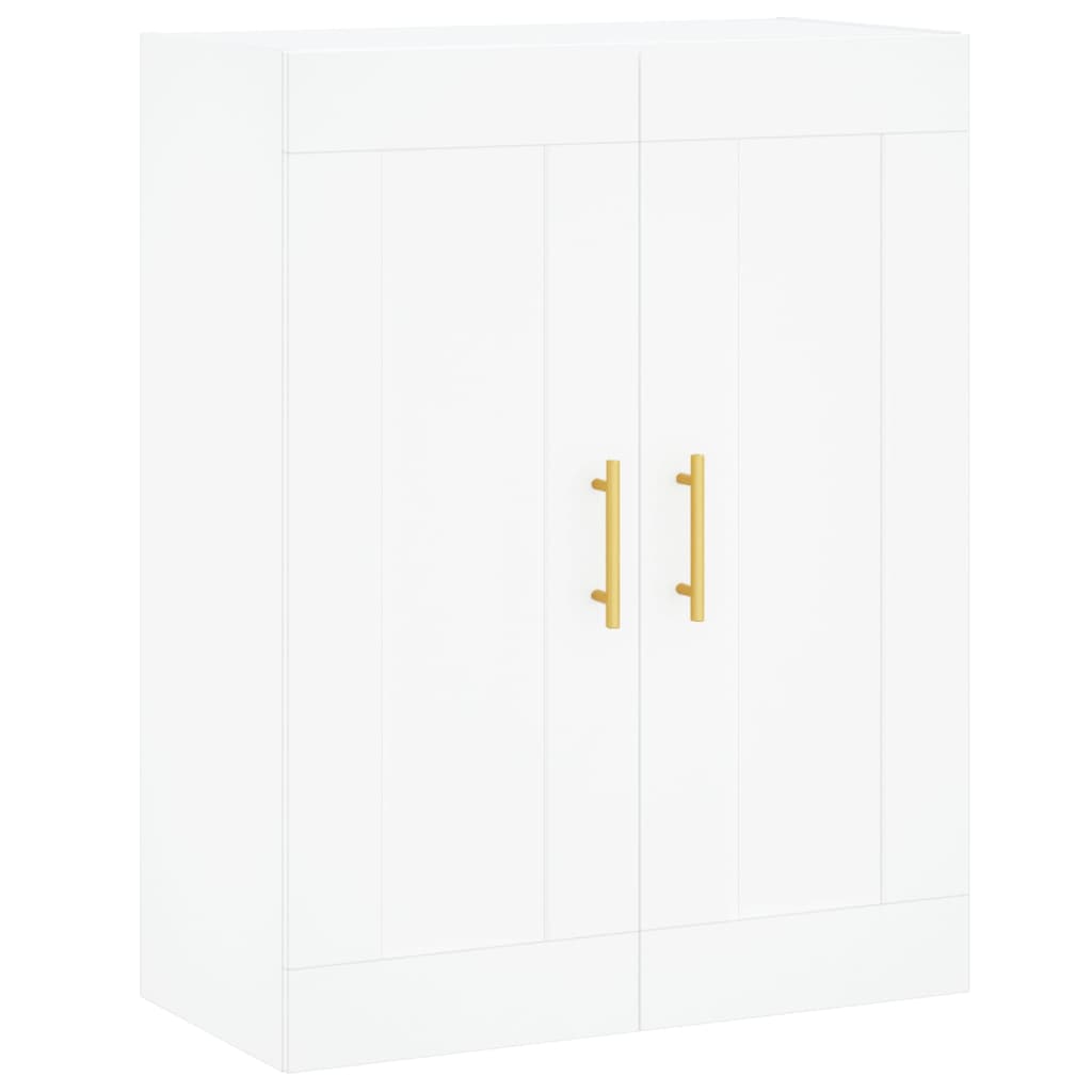 Image Buffet haut Blanc 69,5x34x180 cm Bois d'ingénierie | Xios Store SNC vidaXL Xios Store SNC