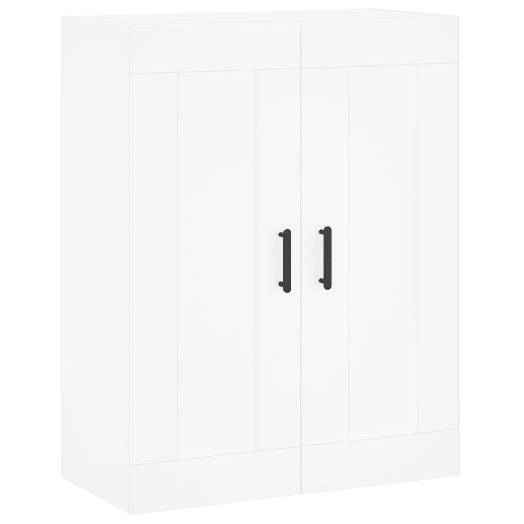 Image Buffet haut Blanc 69,5x34x180 cm Bois d'ingénierie | Xios Store SNC vidaXL Xios Store SNC