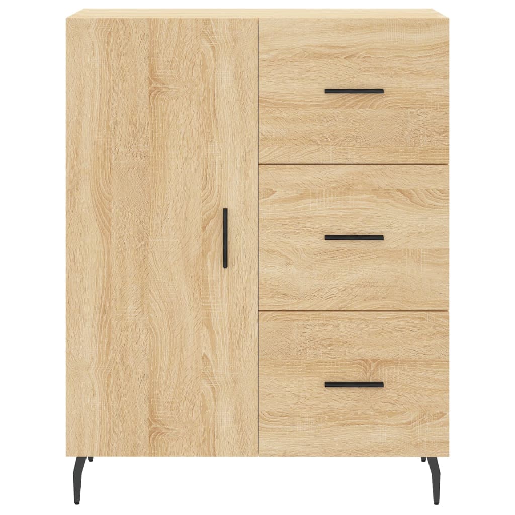 Image Buffet haut Chêne sonoma 69,5x34x180 cm Bois d'ingénierie | Xios Store SNC vidaXL Xios Store SNC