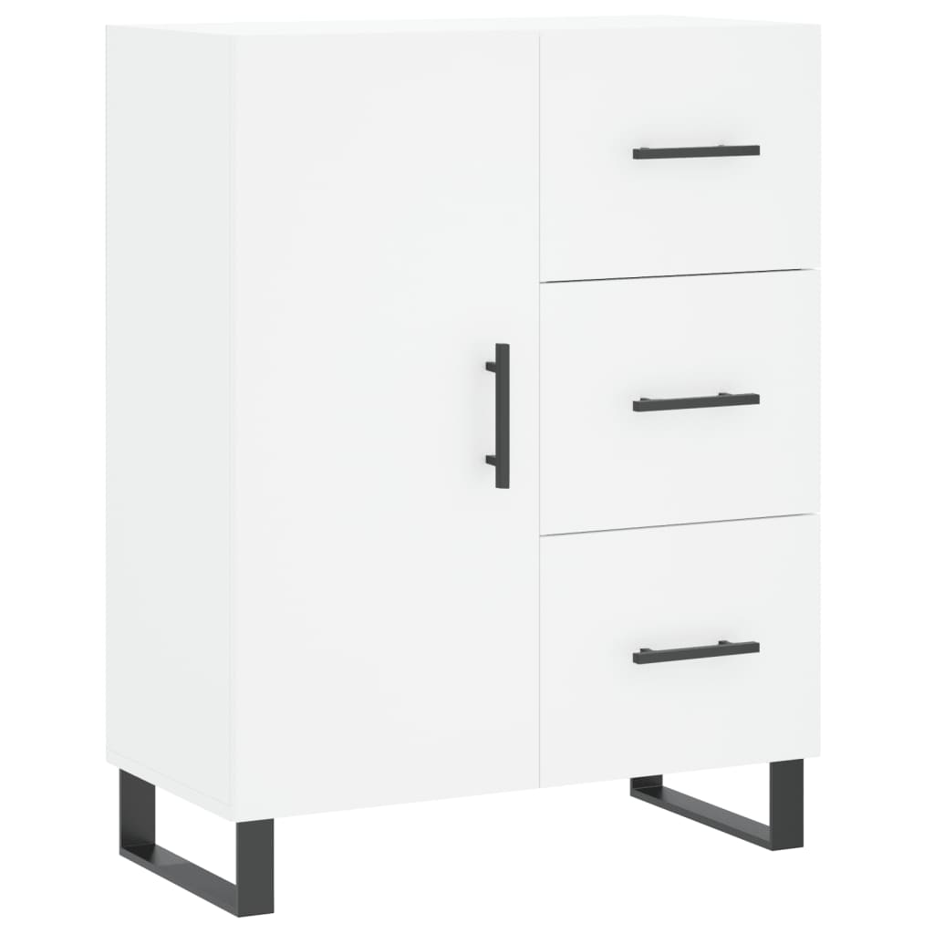 Image Buffet haut Blanc 69,5x34x180 cm Bois d'ingénierie | Xios Store SNC vidaXL Xios Store SNC