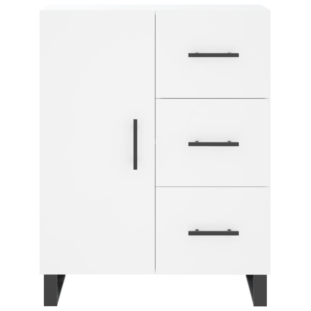 Image Buffet haut Blanc 69,5x34x180 cm Bois d'ingénierie | Xios Store SNC vidaXL Xios Store SNC