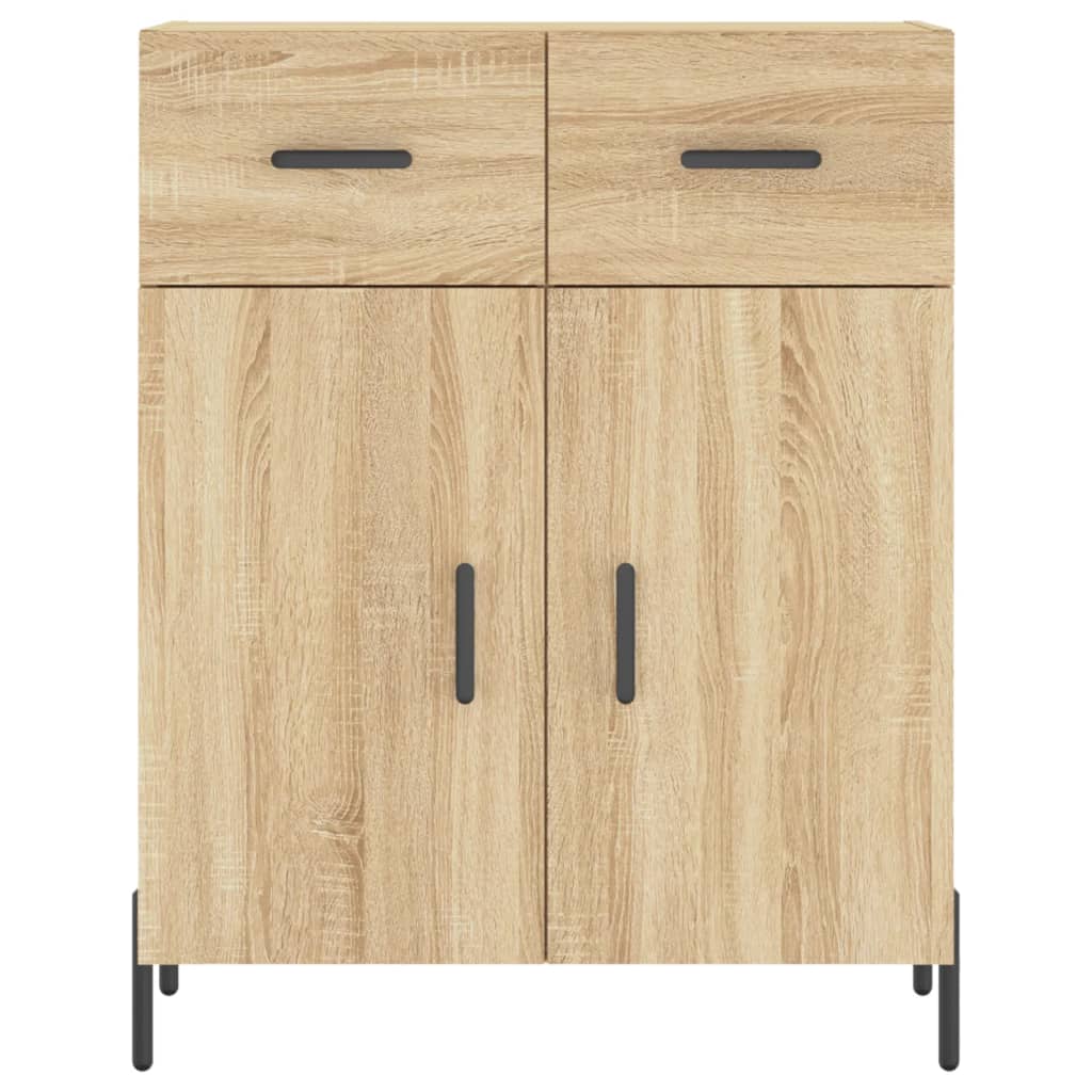 Image Buffet haut Chêne sonoma 69,5x34x180 cm Bois d'ingénierie | Xios Store SNC vidaXL Xios Store SNC