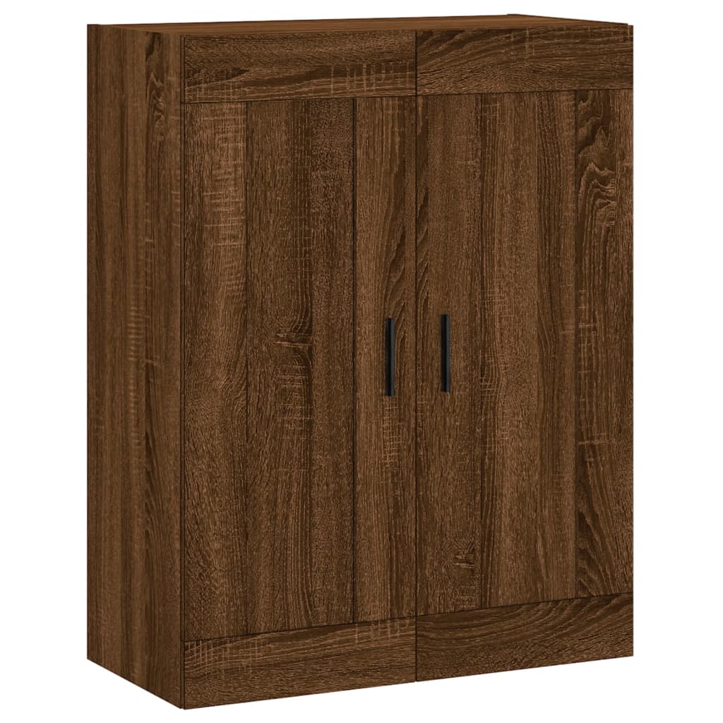 Image Buffet haut Chêne marron 69,5x34x180 cm Bois d'ingénierie | Xios Store SNC vidaXL Xios Store SNC