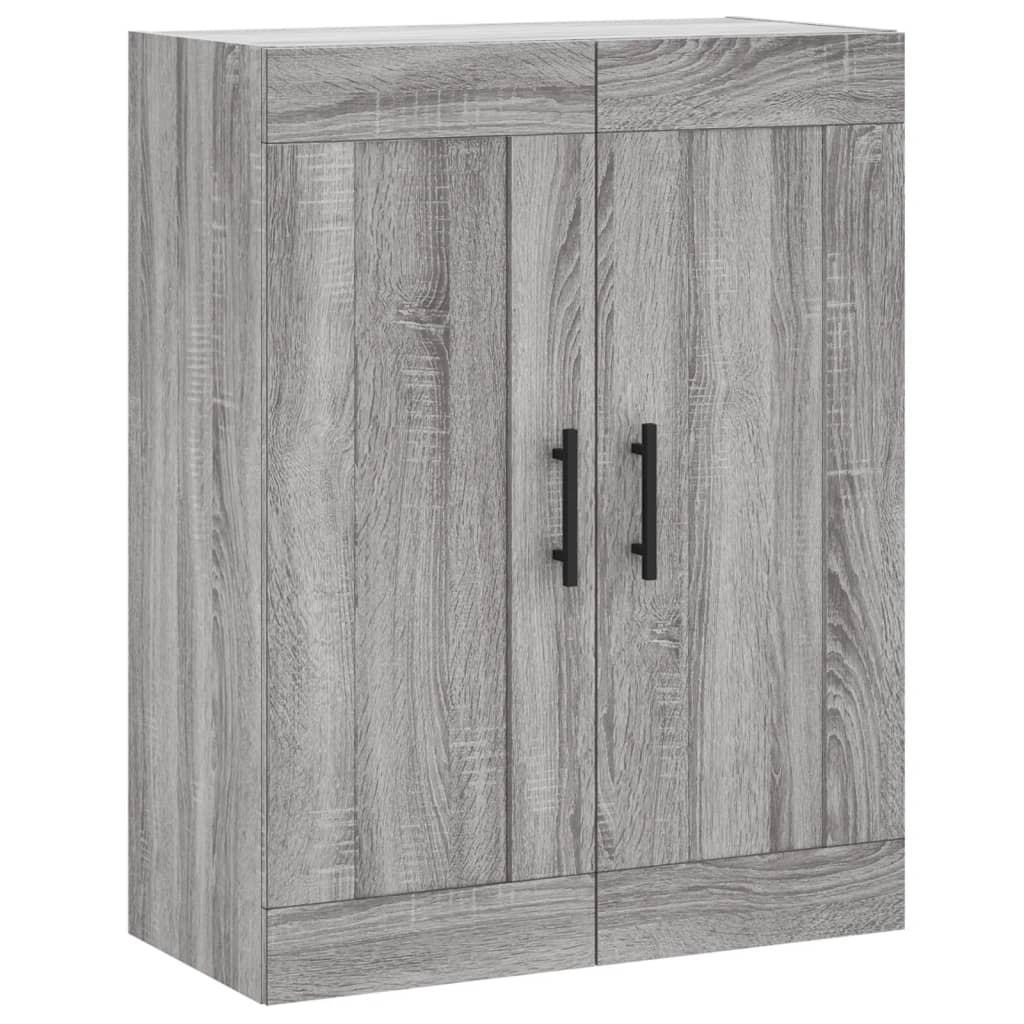 Image Buffet haut Sonoma gris 69,5x34x180 cm Bois d'ingénierie | Xios Store SNC vidaXL Xios Store SNC