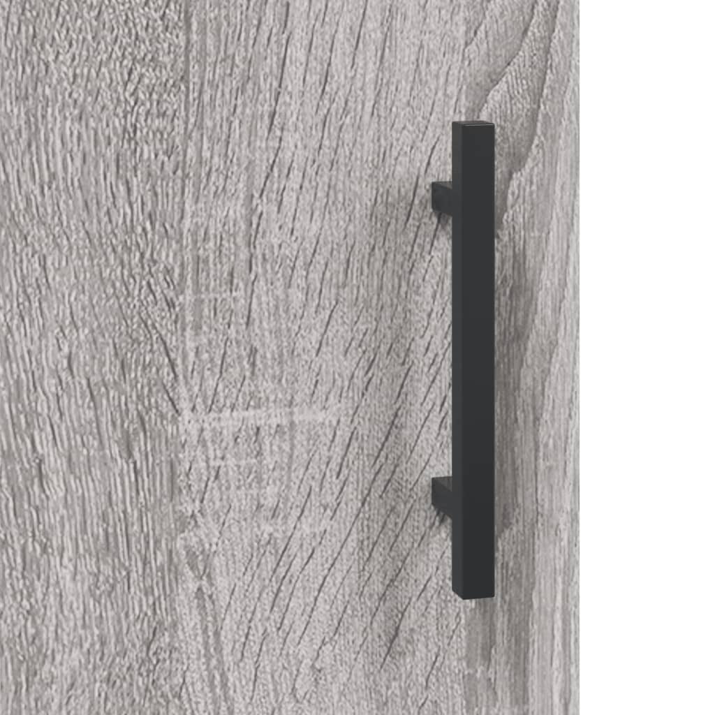 Image Buffet haut Sonoma gris 69,5x34x180 cm Bois d'ingénierie | Xios Store SNC vidaXL Xios Store SNC