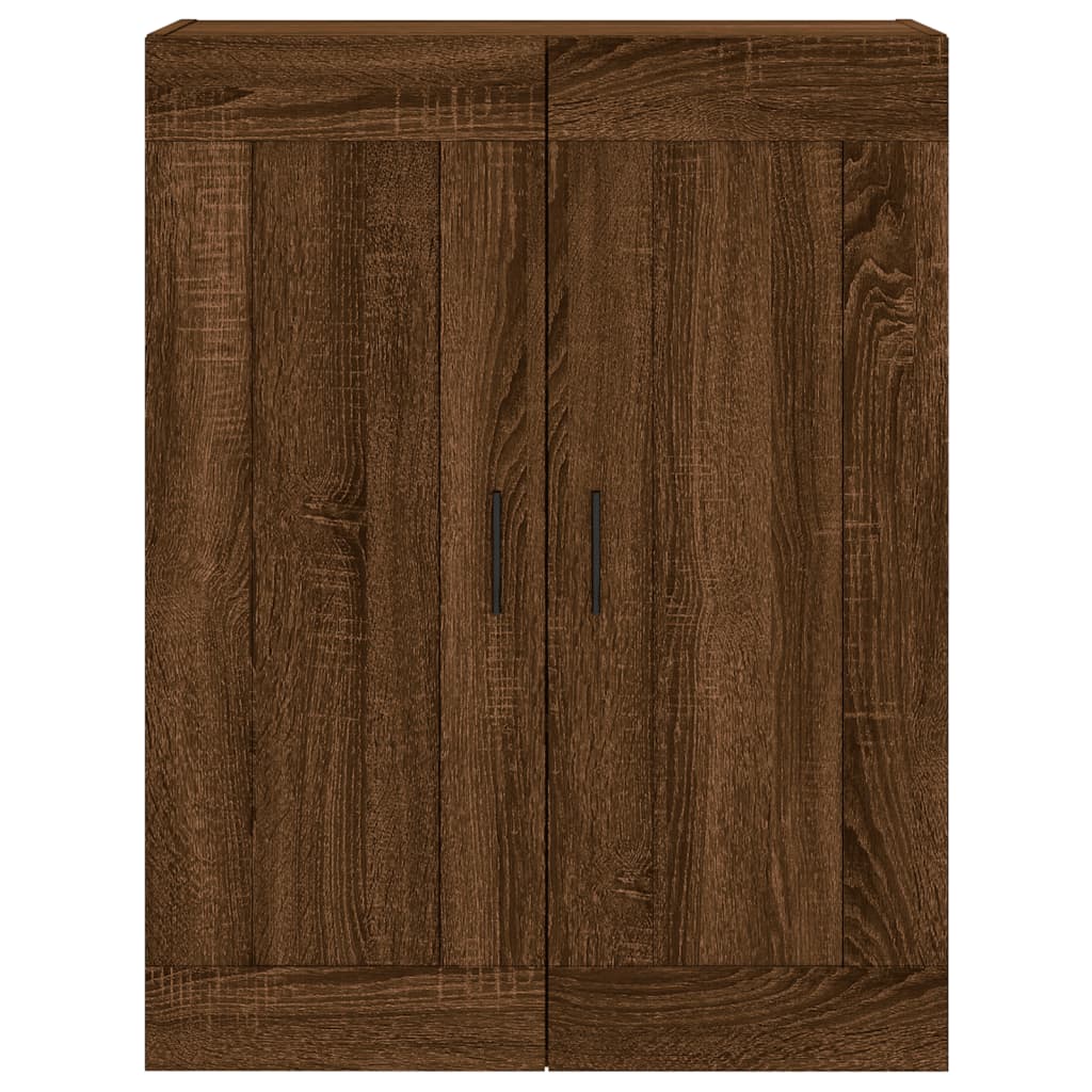 Image Buffet haut Chêne marron 69,5x34x180 cm Bois d'ingénierie | Xios Store SNC vidaXL Xios Store SNC