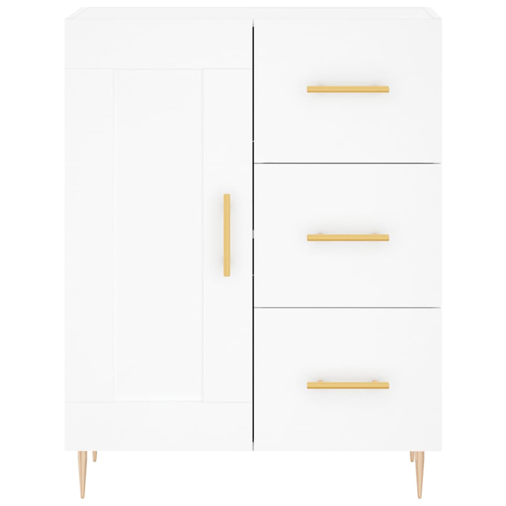 Image Buffet haut Blanc 69,5x34x180 cm Bois d'ingénierie | Xios Store SNC vidaXL Xios Store SNC