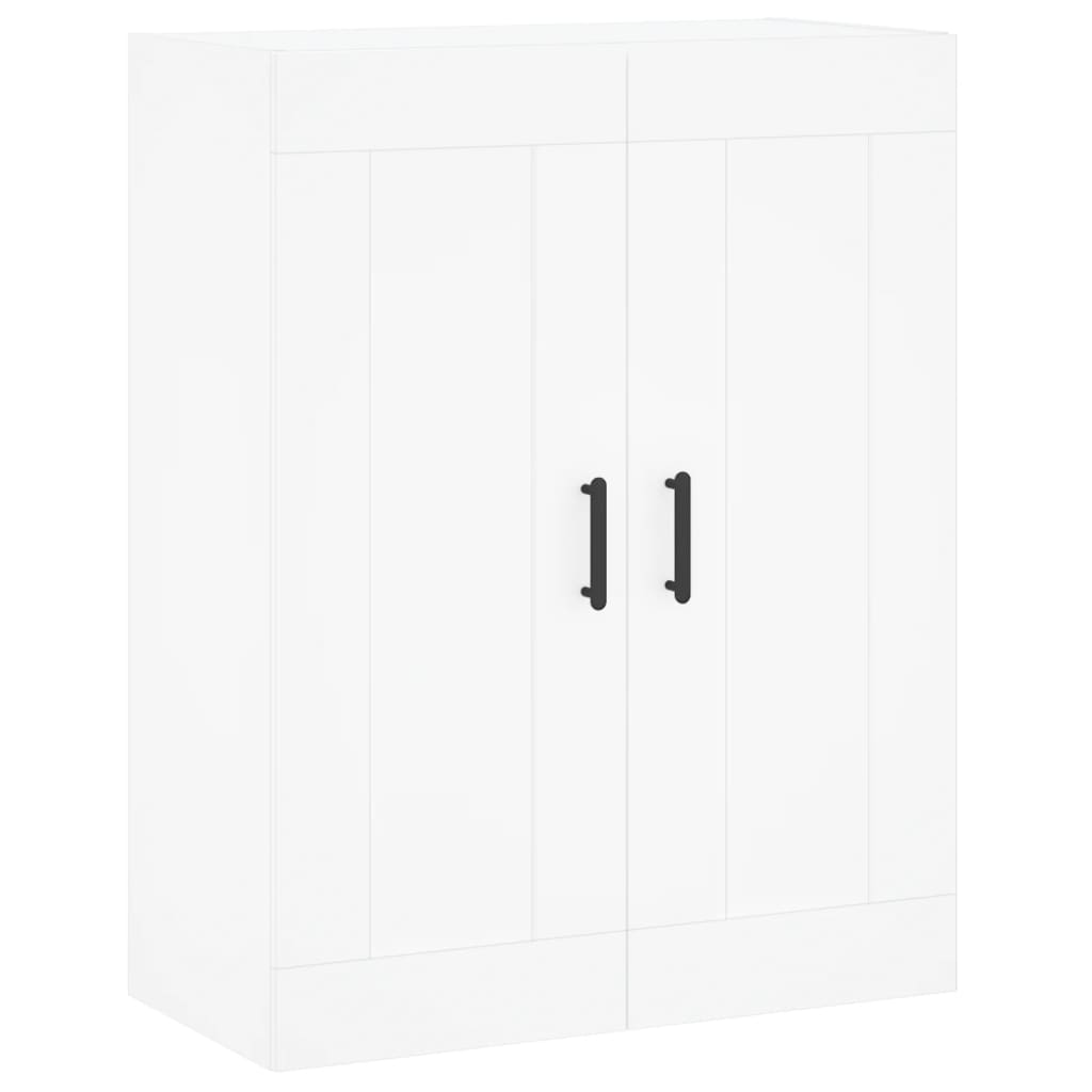 Image Buffet haut Blanc 69,5x34x180 cm Bois d'ingénierie | Xios Store SNC vidaXL Xios Store SNC