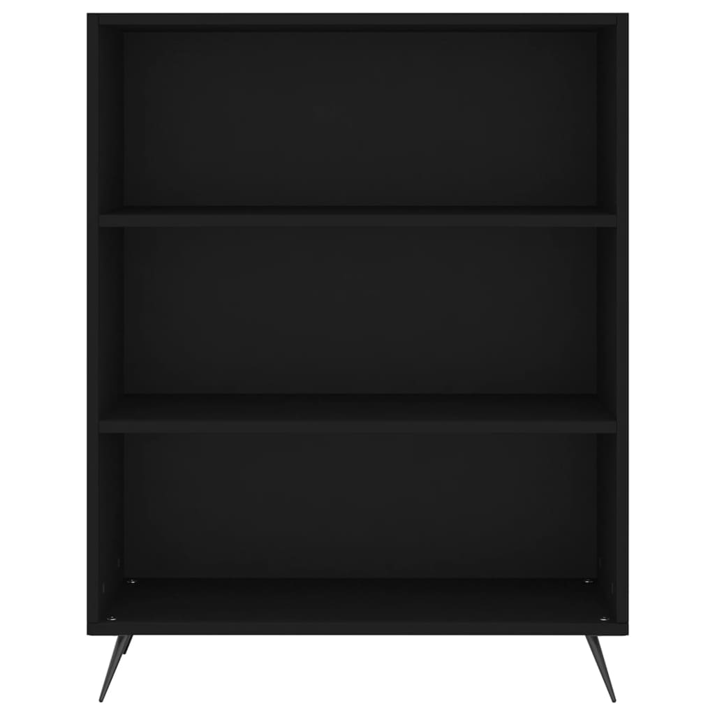 Image Buffet haut Noir 69,5x34x180 cm Bois d'ingénierie | Xios Store SNC vidaXL Xios Store SNC