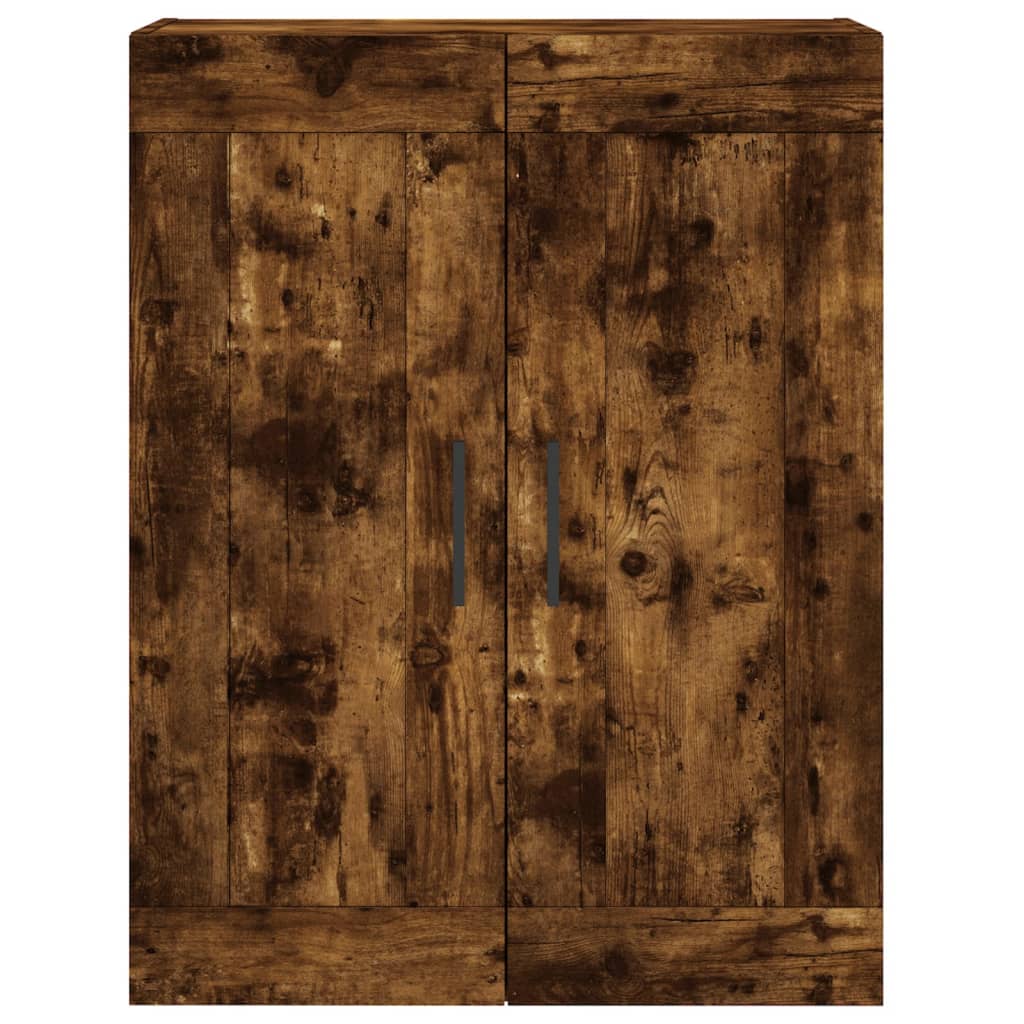 Image Buffet haut Chêne fumé 69,5x34x180 cm Bois d'ingénierie | Xios Store SNC vidaXL Xios Store SNC