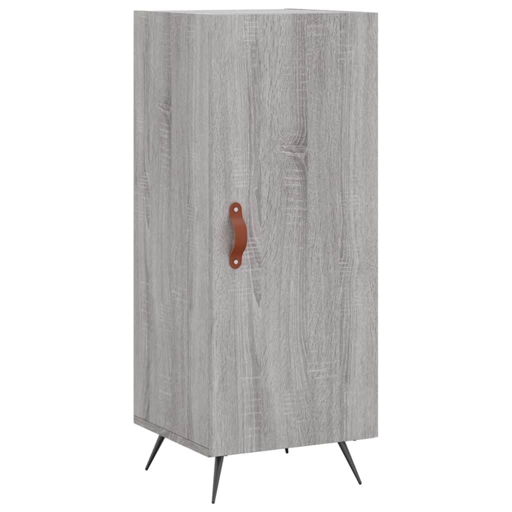 Image Buffet haut Sonoma gris 34,5x34x180 cm Bois d'ingénierie | Xios Store SNC vidaXL Xios Store SNC