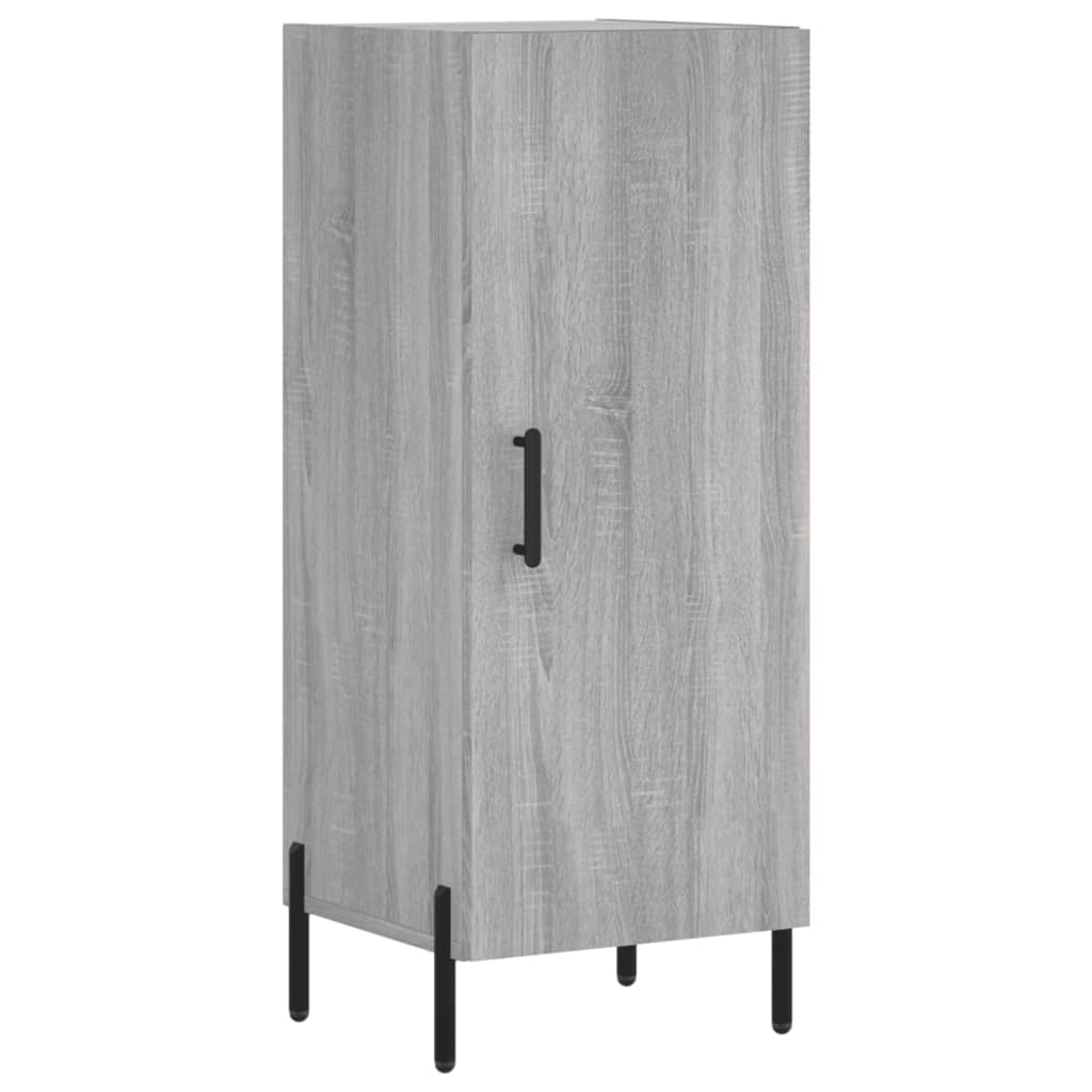 Image Buffet haut Sonoma gris 34,5x34x180 cm Bois d'ingénierie | Xios Store SNC vidaXL Xios Store SNC