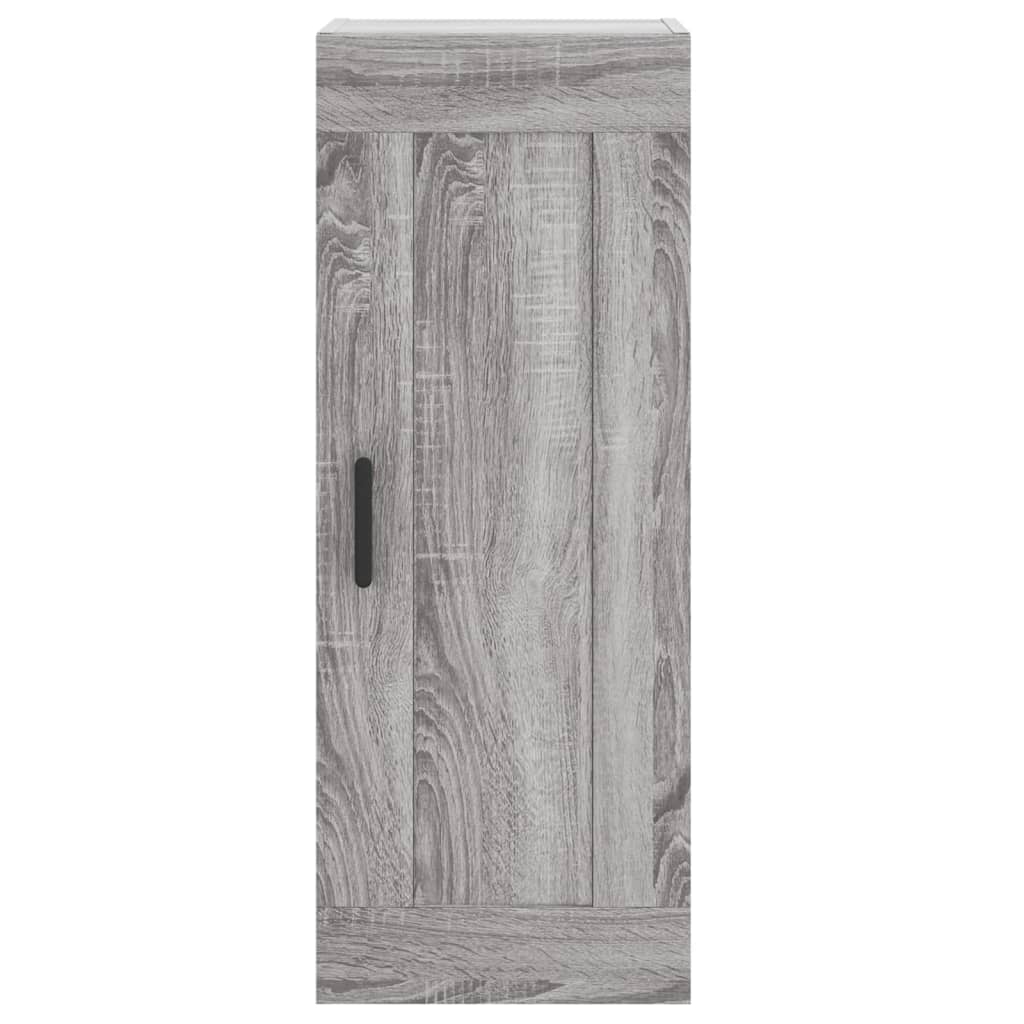 Image Buffet haut Sonoma gris 34,5x34x180 cm Bois d'ingénierie | Xios Store SNC vidaXL Xios Store SNC